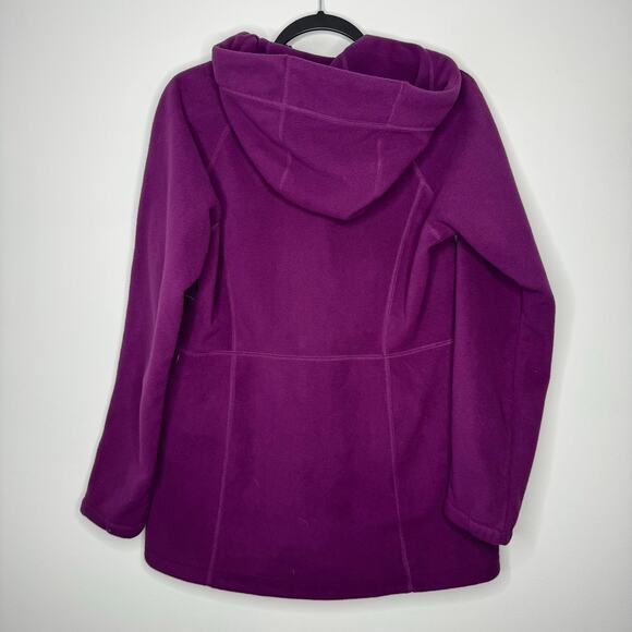 DULUTH TRADING CO Long Fleece Jacket Purple XS - Picture 2 of 3
